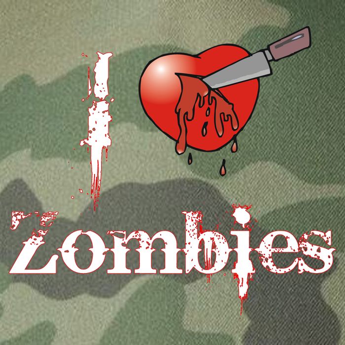 I Heart Zombies Legacy Tie Dye Trucker Hat