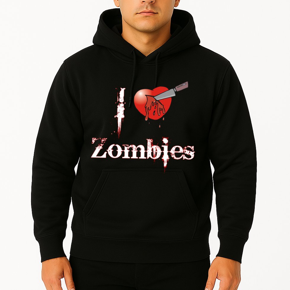 I Heart Zombies Hoodie