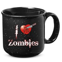 I Heart Zombies 15oz Campfire Ceramic Mug