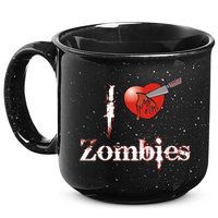 I Heart Zombies 15oz Campfire Ceramic Mug