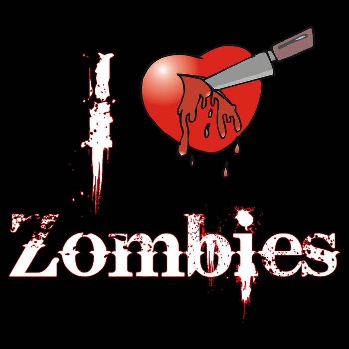 I Heart Zombies Youth Performance Sprint T-Shirt