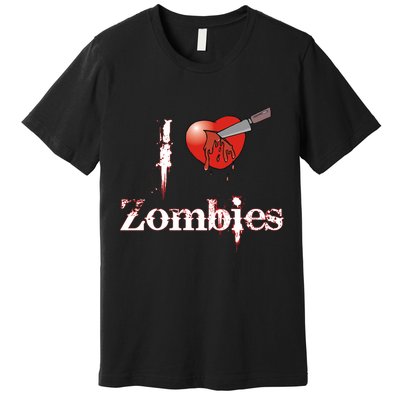 I Heart Zombies Premium T-Shirt