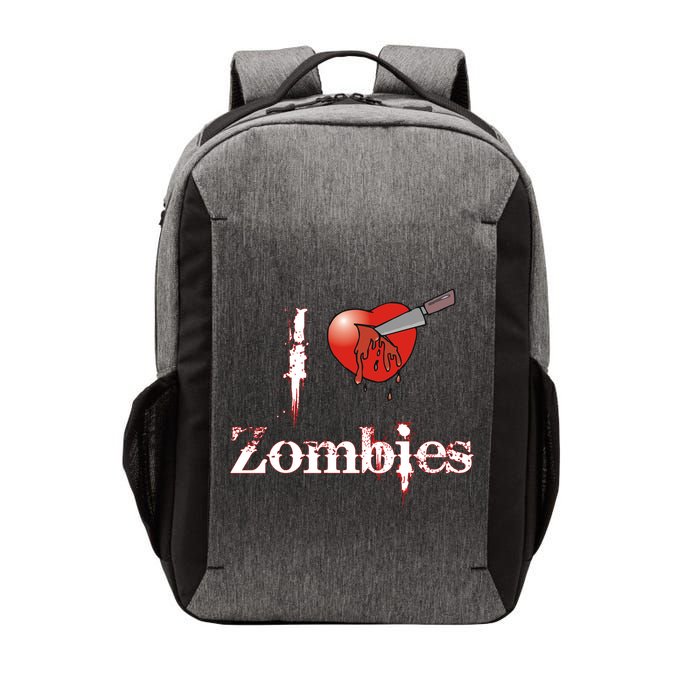 I Heart Zombies Vector Backpack