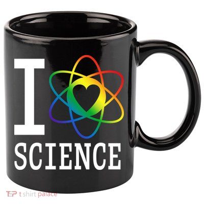 I Heat Science 11oz C Handle Ceramic Mug