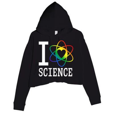I Heat Science Crop Fleece Hoodie