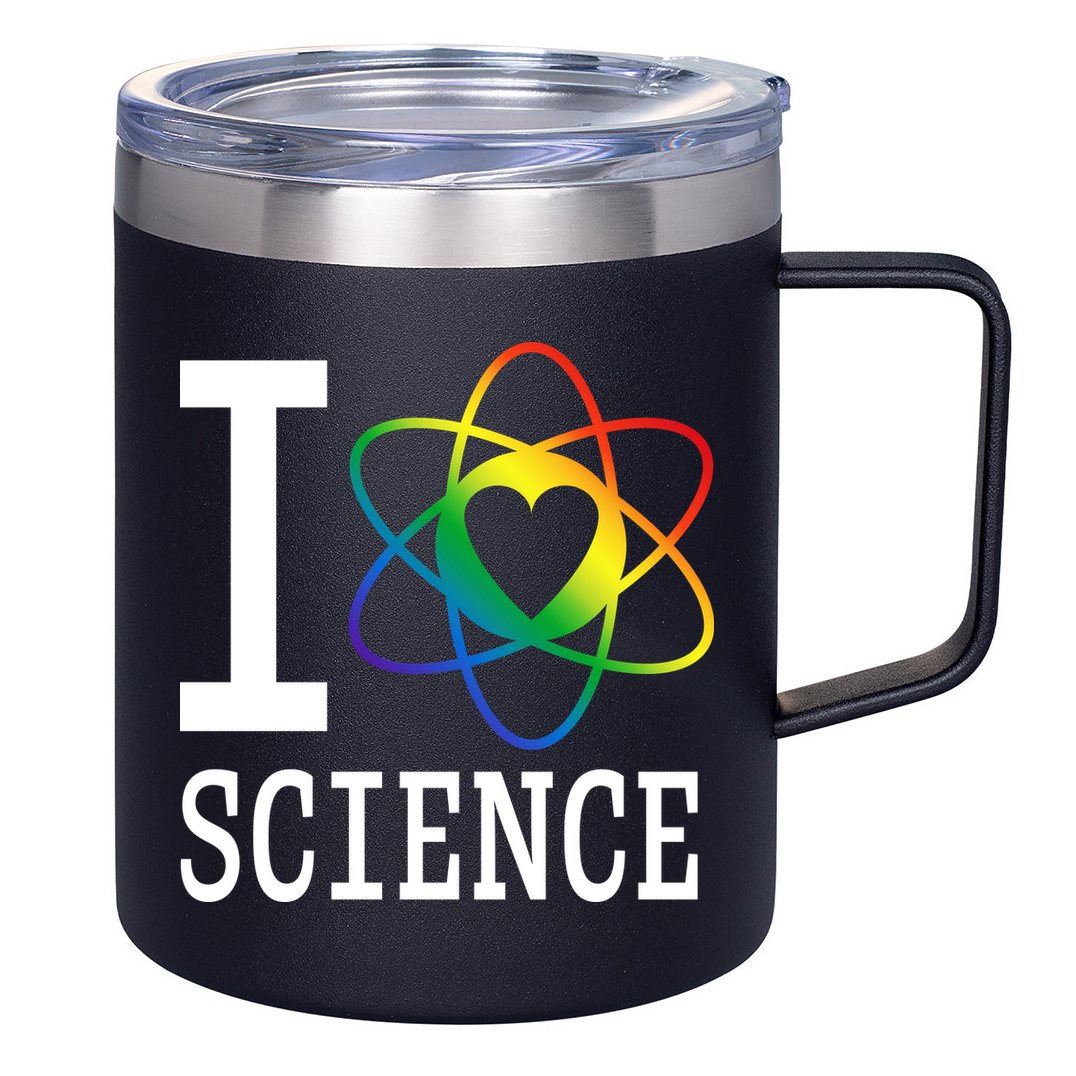 I Heat Science 12oz Stainless Steel Coffee Mug