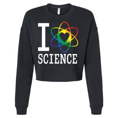 I Heat Science Cropped Pullover Crew