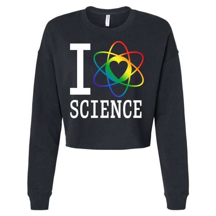 I Heat Science Cropped Pullover Crew
