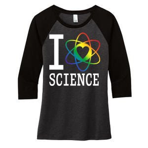 I Heat Science Women's Tri-Blend 3/4-Sleeve Raglan Shirt