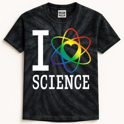 I Heat Science Kids Tie-Dye T-Shirt