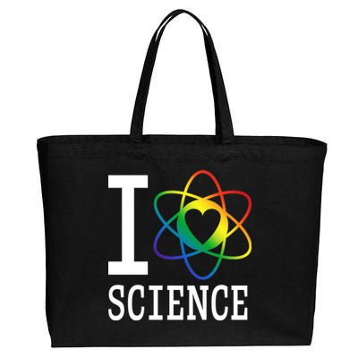 I Heat Science Cotton Canvas Jumbo Tote