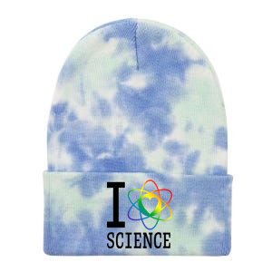 I Heat Science Tie Dye 12in Knit Beanie