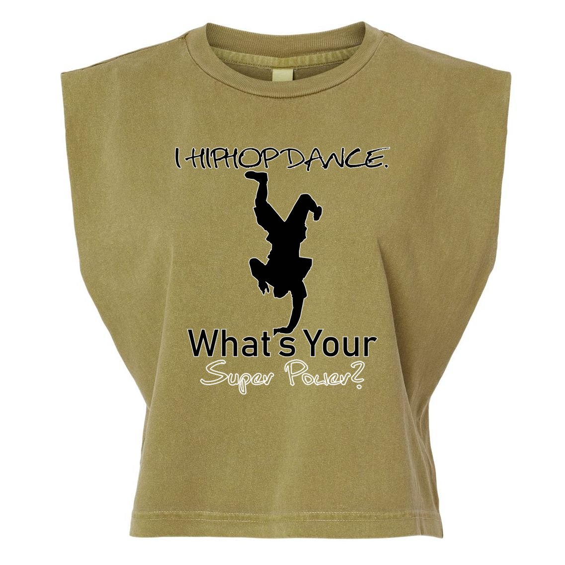 I Hip Hop Dance  Garment-Dyed Women's Muscle Tee