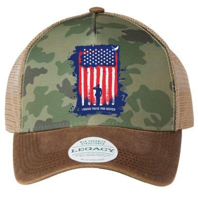 I Honor Those Who Served Legacy Tie Dye Trucker Hat