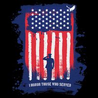I Honor Those Who Served Flexfit Unipanel Trucker Cap
