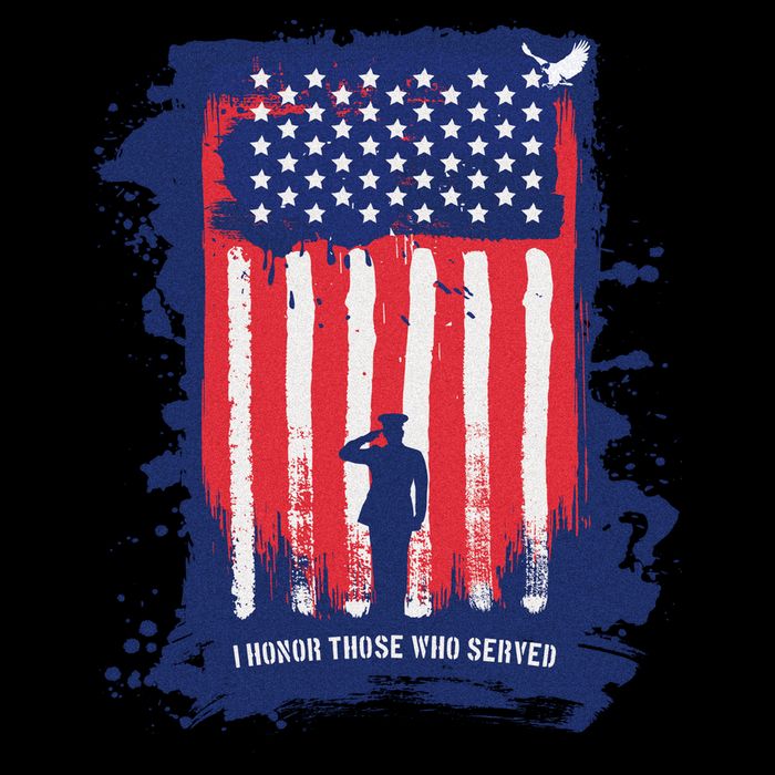 I Honor Those Who Served Flexfit Unipanel Trucker Cap
