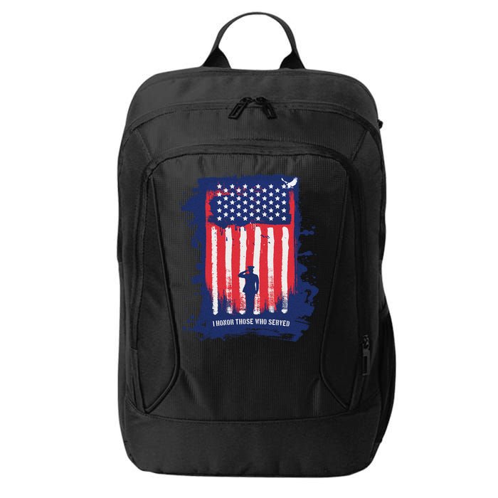 I Honor Those Who Served City Backpack