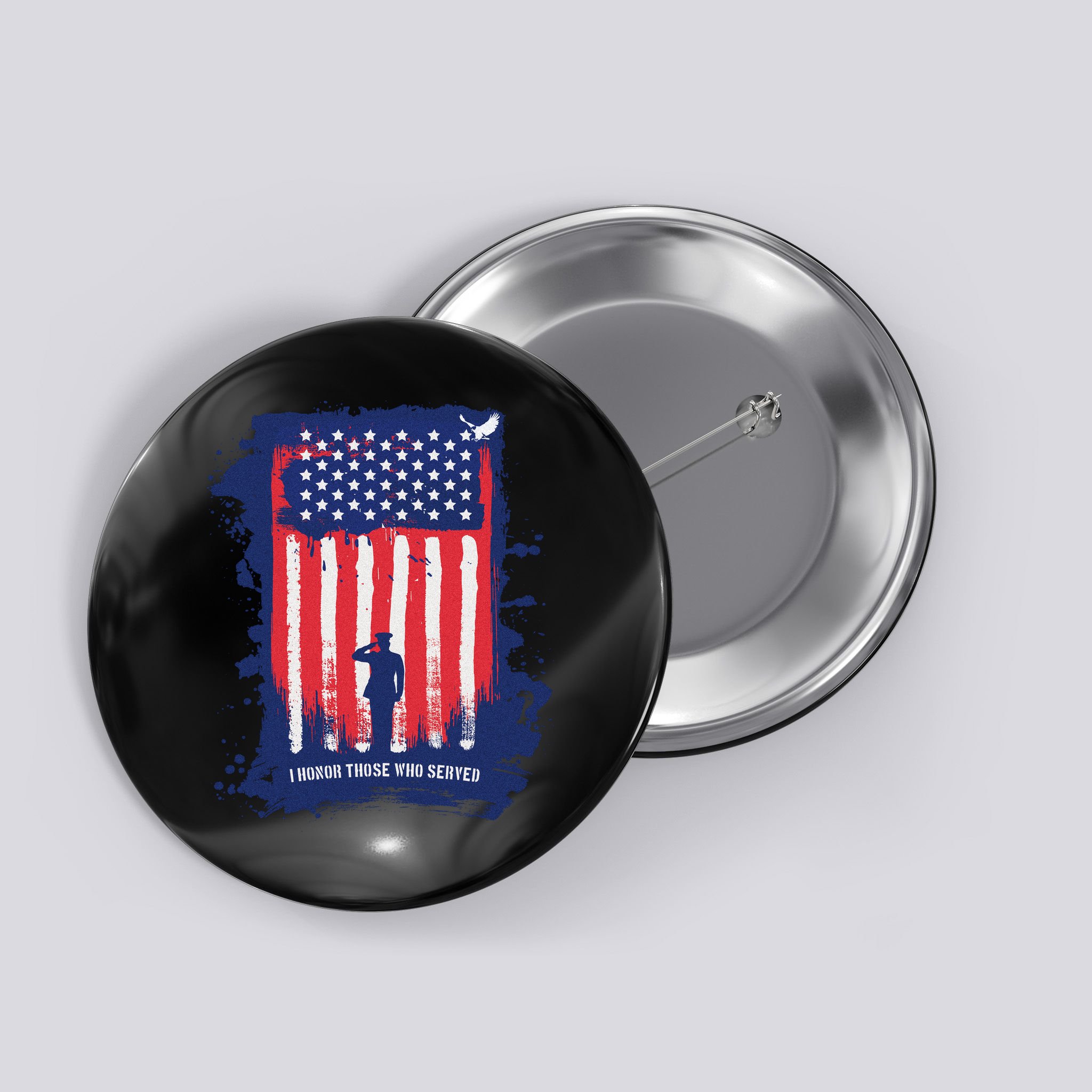 I Honor Those Who Served Button