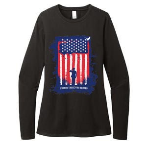 I Honor Those Who Served Womens CVC Long Sleeve Shirt