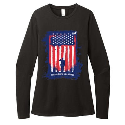 I Honor Those Who Served Womens CVC Long Sleeve Shirt