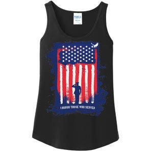 I Honor Those Who Served Ladies Essential Tank