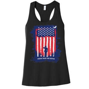 I Honor Those Who Served Women's Racerback Tank