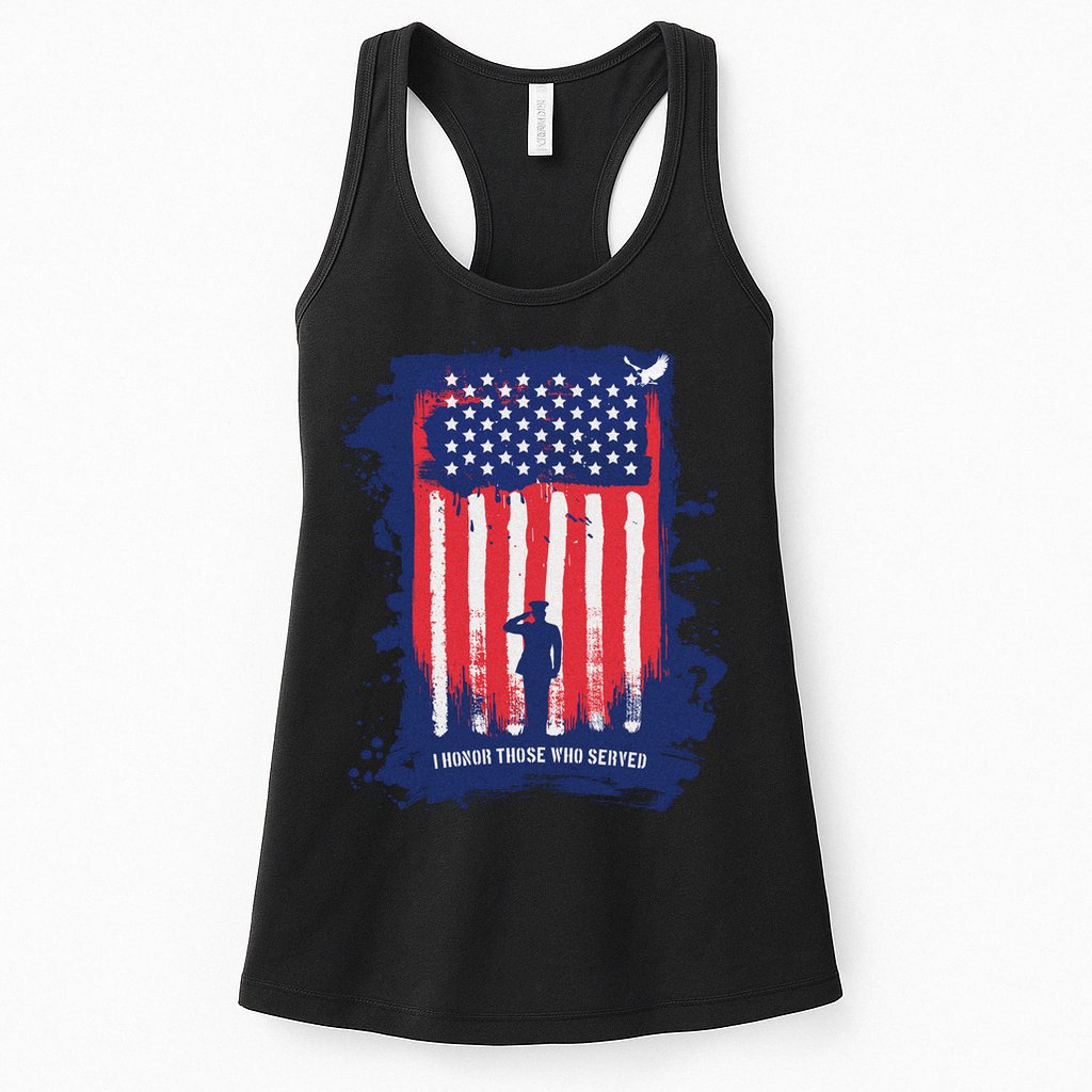 I Honor Those Who Served Womens Tank Top