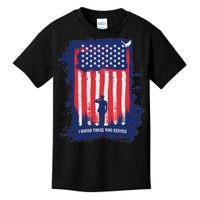 I Honor Those Who Served Kids T-Shirt