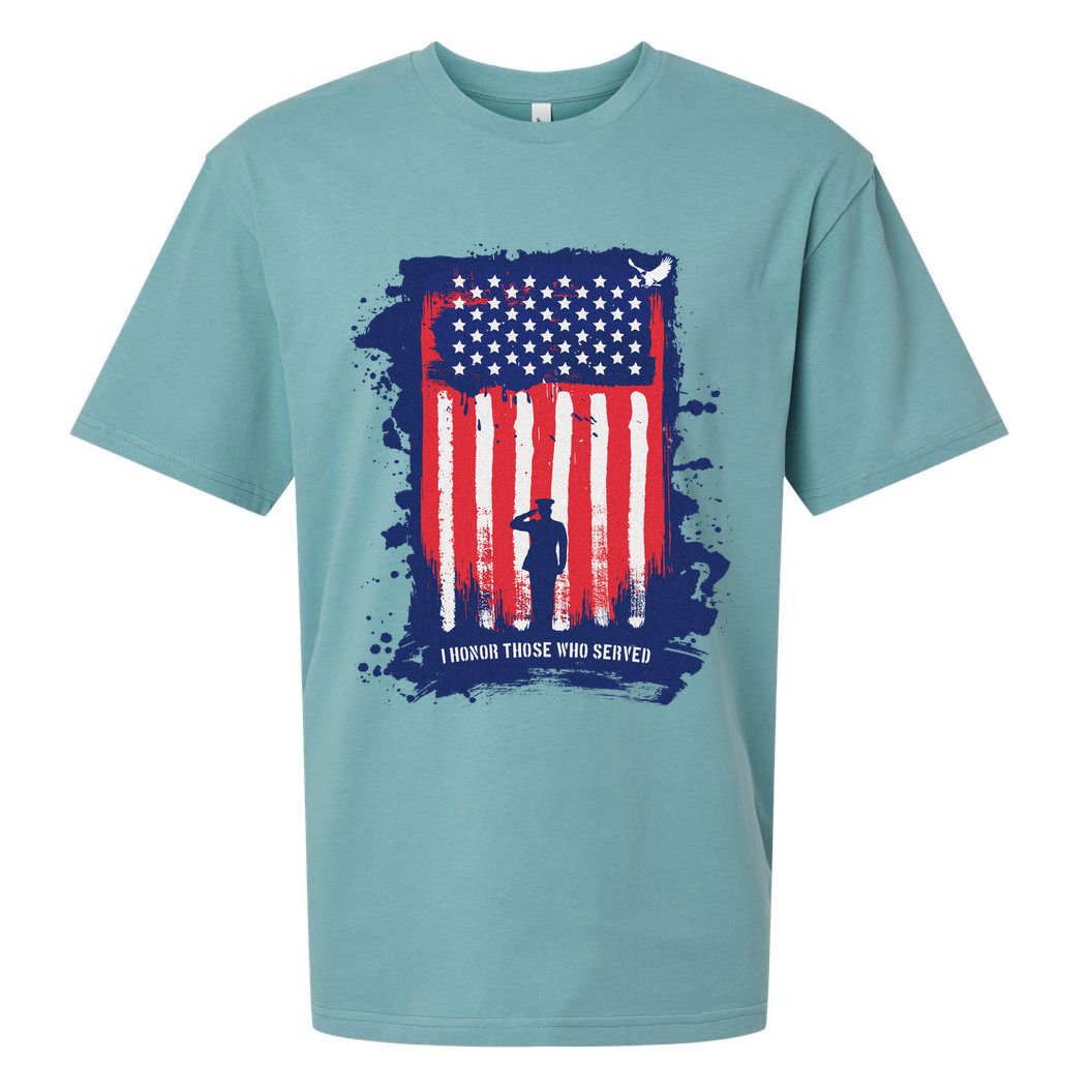 I Honor Those Who Served Sueded Cloud Jersey T-Shirt