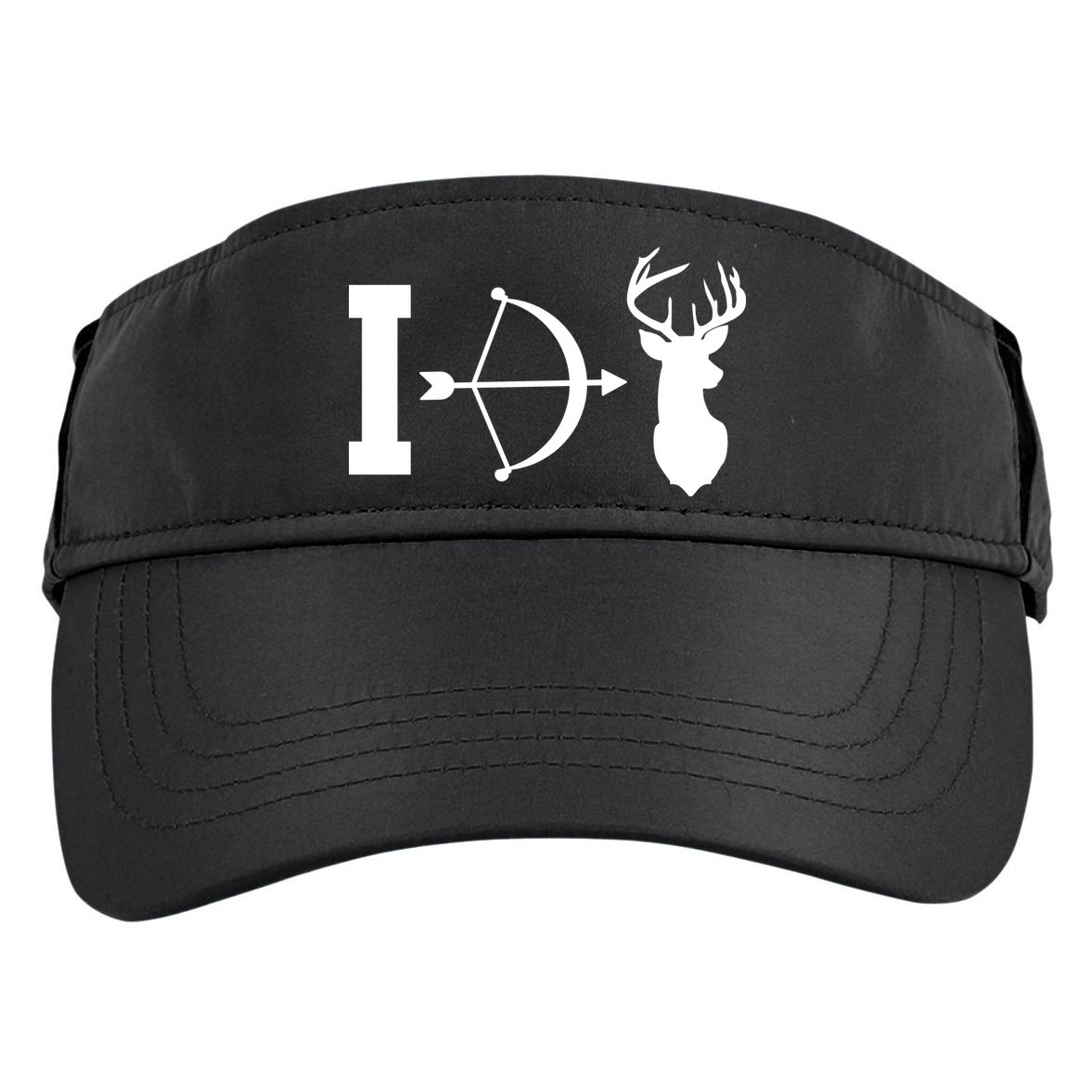 I Hunt Deer Adult Drive Performance Visor