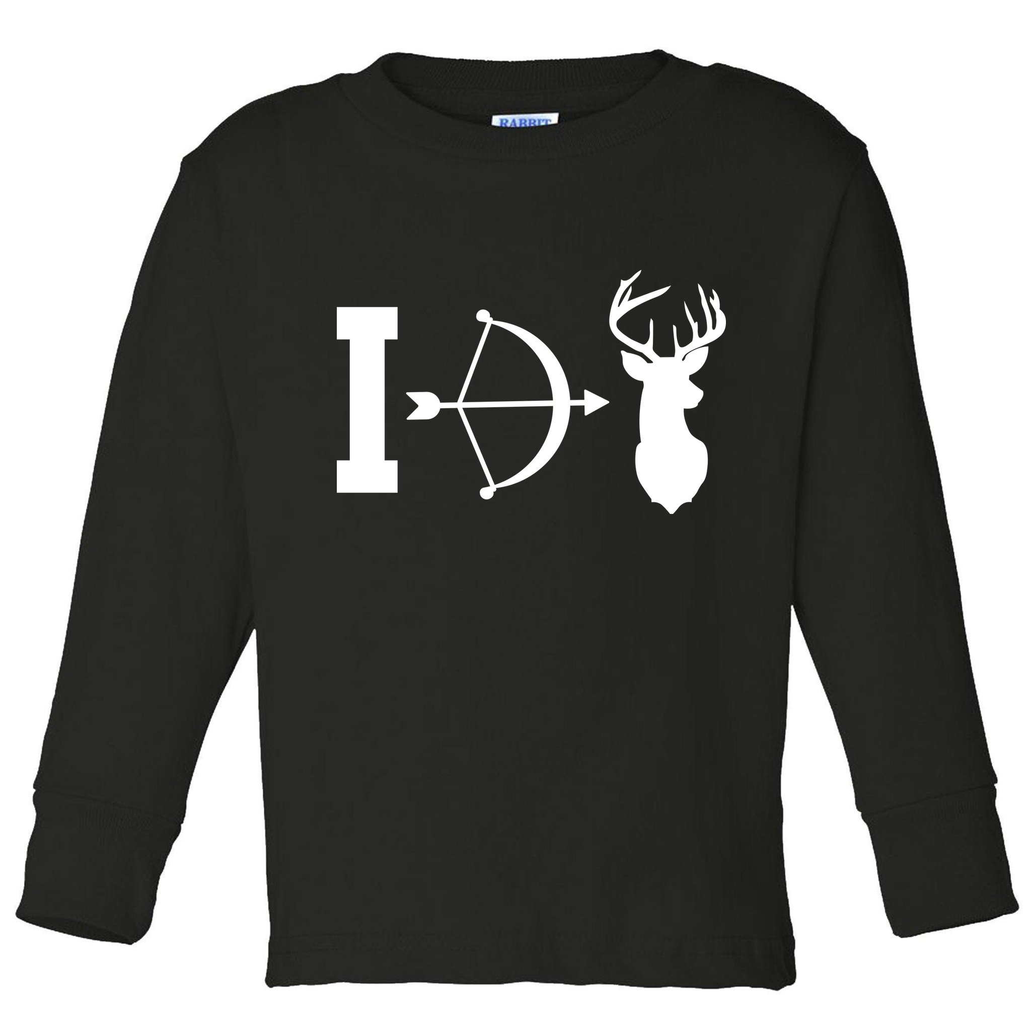 I Hunt Deer Toddler Long Sleeve Shirt