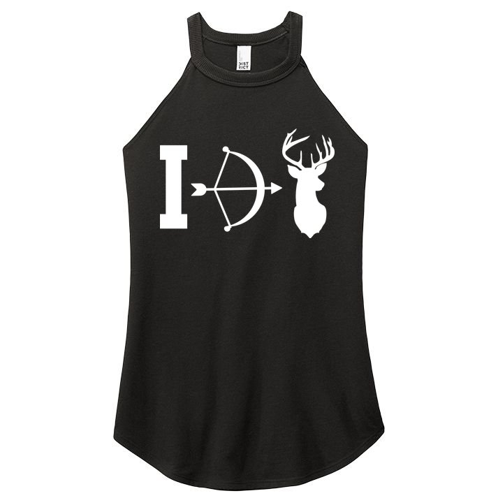 I Hunt Deer Women's Perfect Tri Rocker Tank