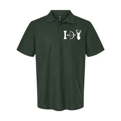 I Hunt Deer Softstyle Adult Sport Polo