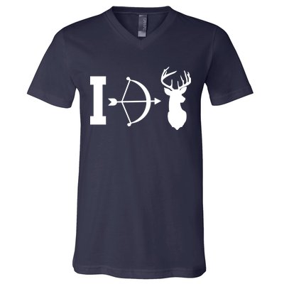 I Hunt Deer V-Neck T-Shirt