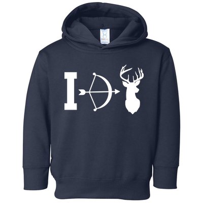 I Hunt Deer Toddler Hoodie