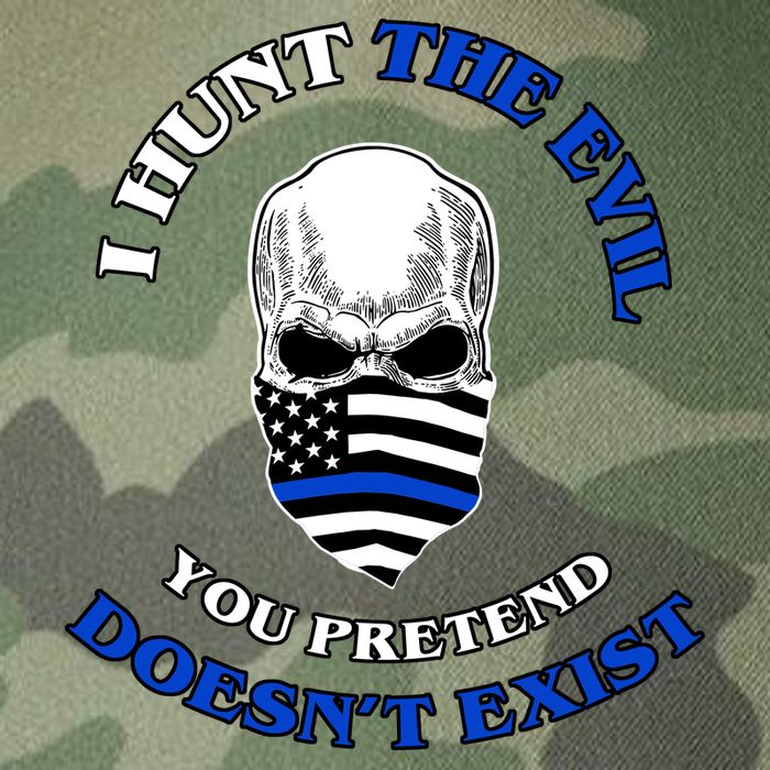 I Hunt The Evil You Pretend Doesn't Exist Legacy Tie Dye Trucker Hat