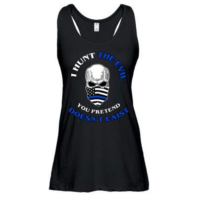 I Hunt The Evil You Pretend Doesn't Exist Ladies Essential Flowy Tank
