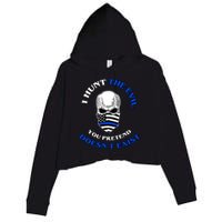 I Hunt The Evil You Pretend Doesn't Exist Crop Fleece Hoodie