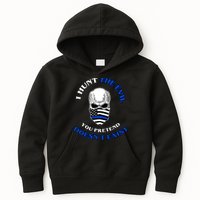 I Hunt The Evil You Pretend Doesn't Exist Kids Hoodie