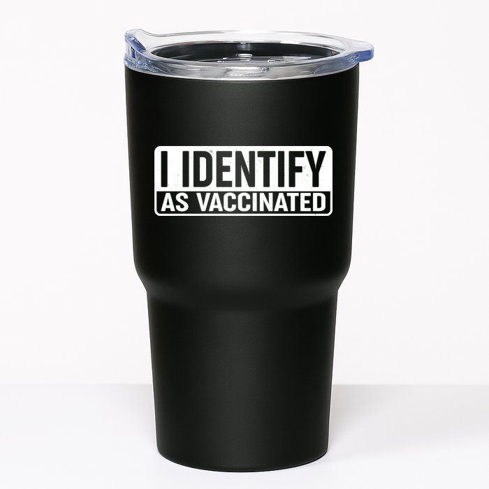 I Identify As Vaccinated Tumbler