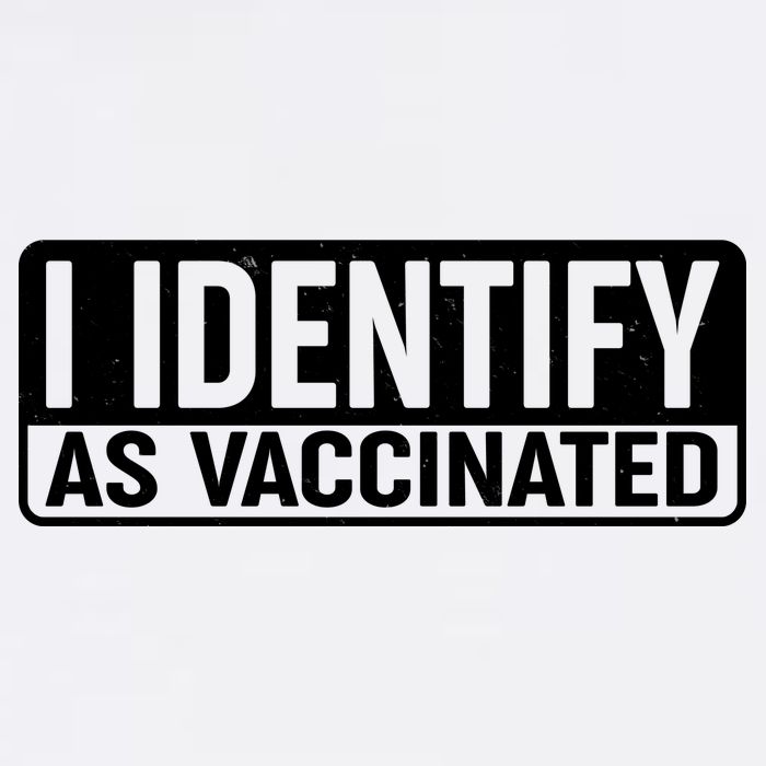 I Identify As Vaccinated Garment-Dyed Sweatshirt