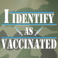 I Identify As Vaccinated Pro Vaccine Legacy Tie Dye Trucker Hat