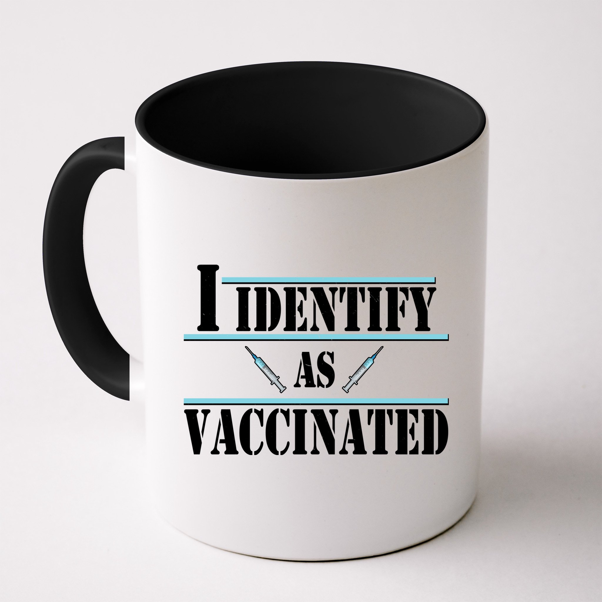 I Identify As Vaccinated Pro Vaccine Mug