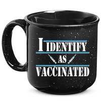 I Identify As Vaccinated Pro Vaccine 15oz Campfire Ceramic Mug