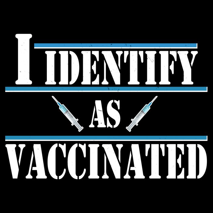 I Identify As Vaccinated Pro Vaccine Poster