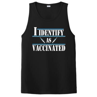 I Identify As Vaccinated Pro Vaccine PosiCharge Competitor Tank