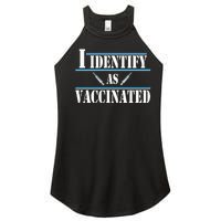 I Identify As Vaccinated Pro Vaccine Women's Perfect Tri Rocker Tank