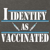 I Identify As Vaccinated Pro Vaccine Cotton Canvas Backpack