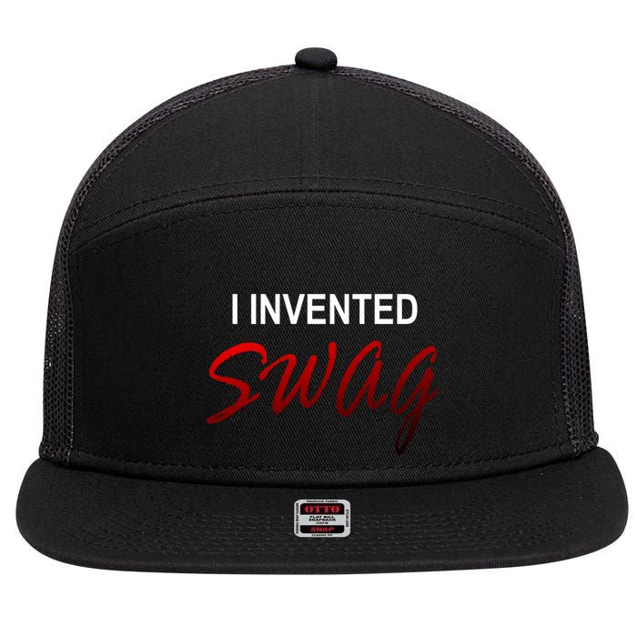 I Invented Swag 7 Panel Mesh Trucker Snapback Hat