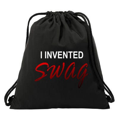 I Invented Swag Drawstring Bag